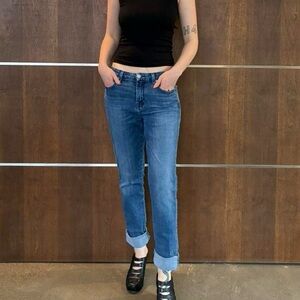 7 For All Mankind Blue Boyfriend Jeans